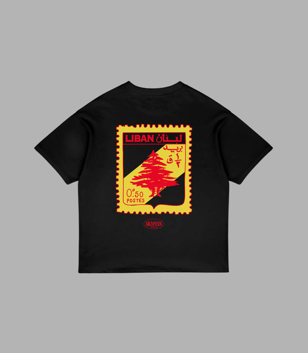 Lebanon Stamp Oversized T-Shirt