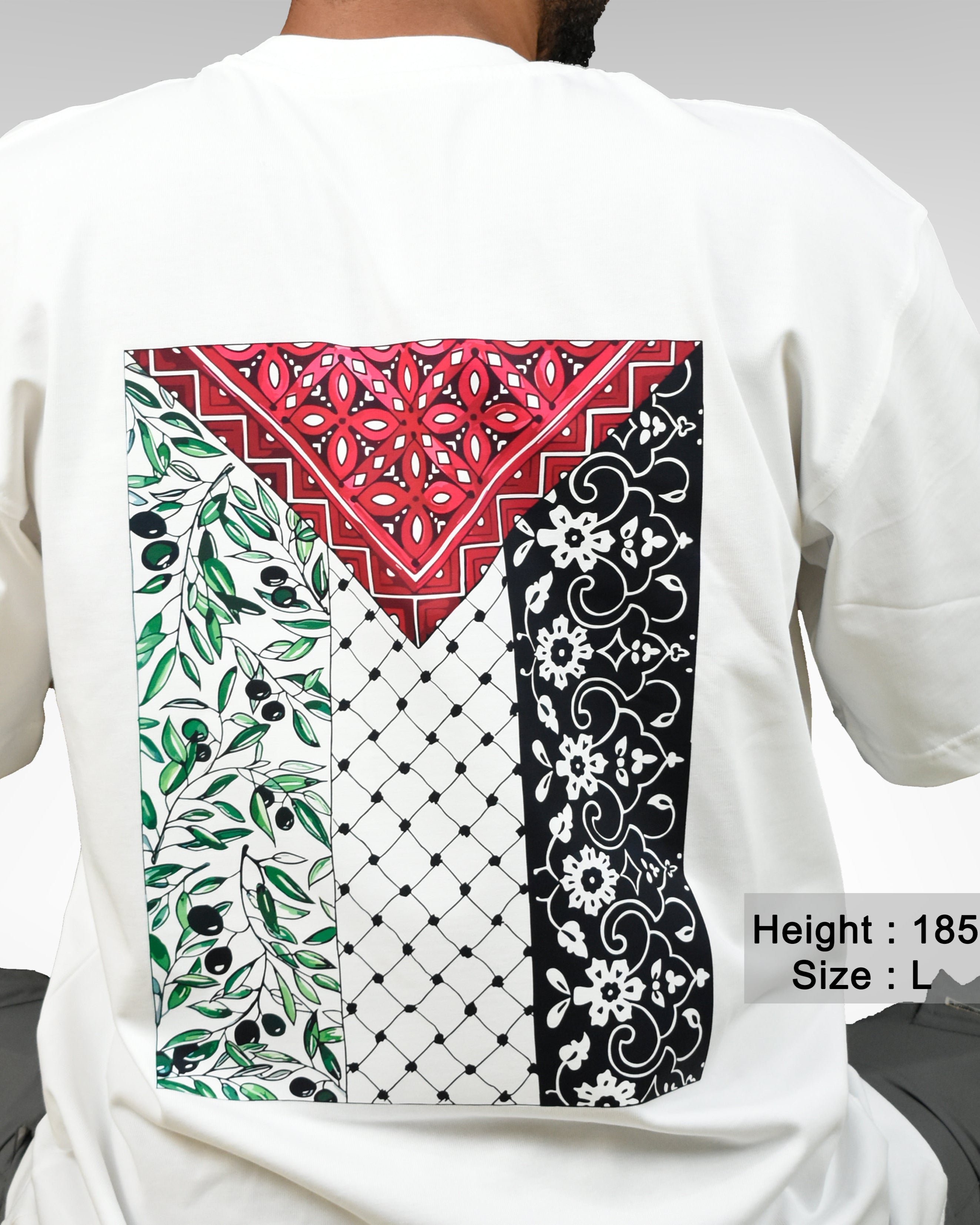 Blossom of Palestine Oversized T-shirt