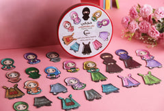 Puzzle Magnetic Hijab For Kids