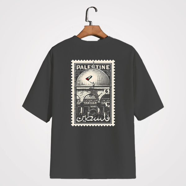 Übergroßes T-Shirt „Palästina &amp; Al-Aqsa“
