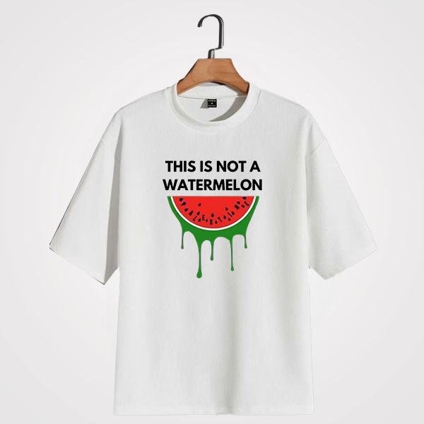 Dies ist kein übergroßes T-Shirt mit Wassermelonen-Print