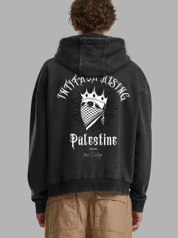 Intifada Rising Palestine Vintage Hoodie