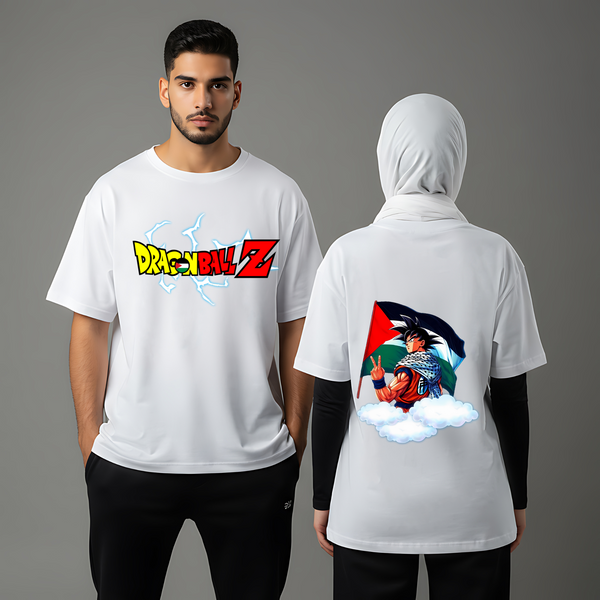 Dragon Ball Z Palestine Oversized T-shirt
