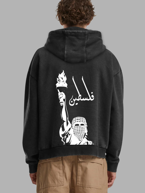 We Stand Palestine Vintage Hoodie