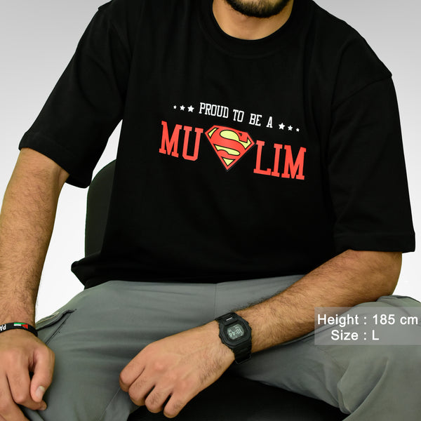 T-shirt surdimensionné super musulman