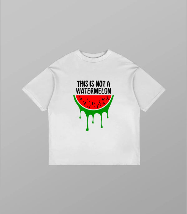Dies ist kein übergroßes T-Shirt mit dem Aufdruck „Watermelon Palestine“