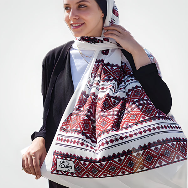 Schal mit palästinensischen arabischen Mustern