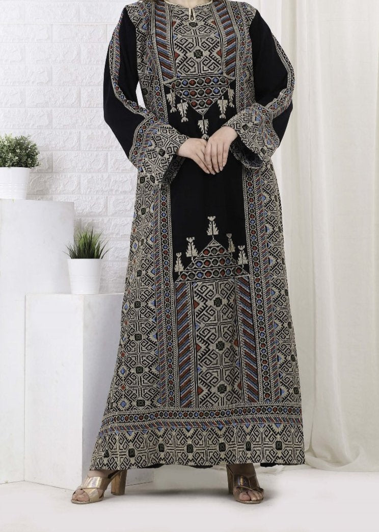  Abaya Crepe