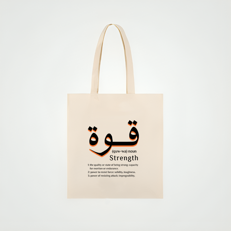 tote bag with"Quwa"