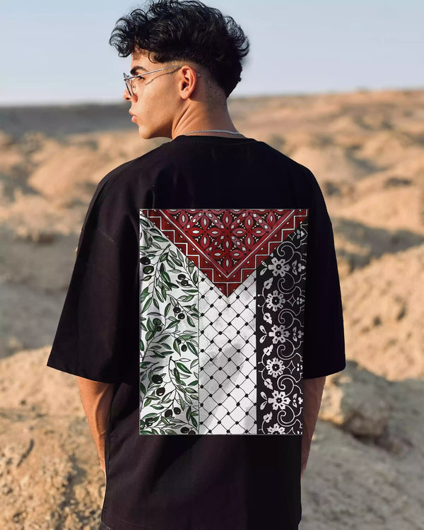 Blossom of Palestine Oversized T-shirt