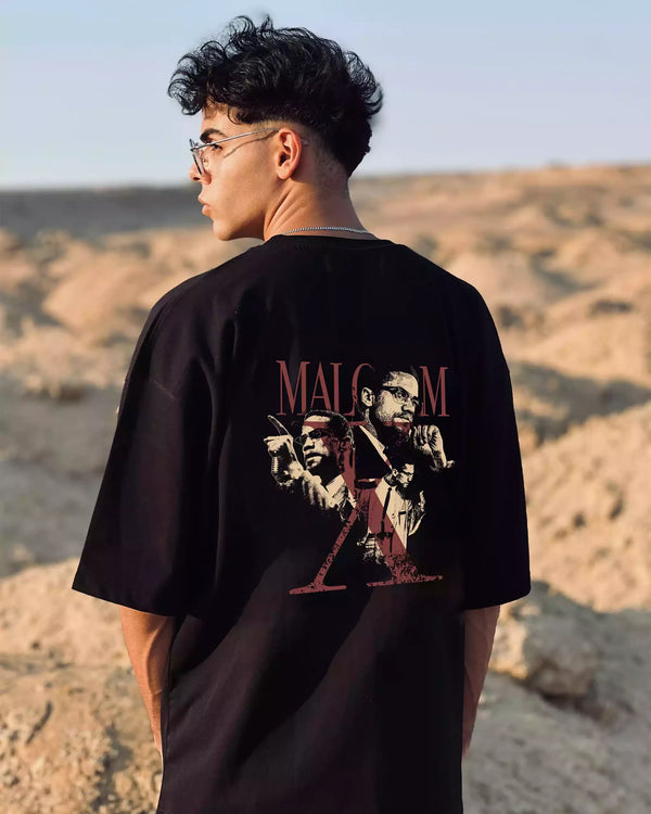 Übergroßes T-Shirt von Malcolm X