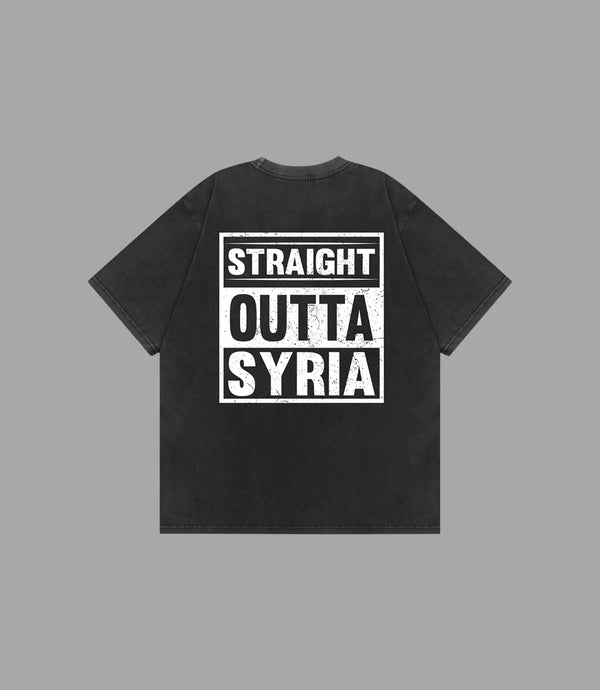 Straight Outta Syria Vintage Oversized T-Shirt