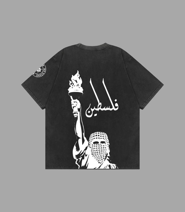 Vintage Palestine T-Shirt "We Stand" - Arabian Vibes