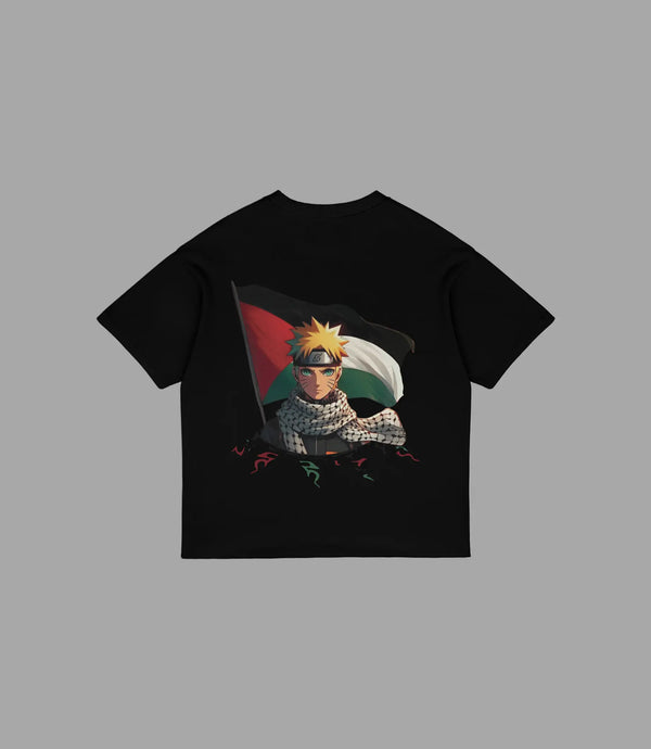 Naruto Palestine Oversized T-Shirt