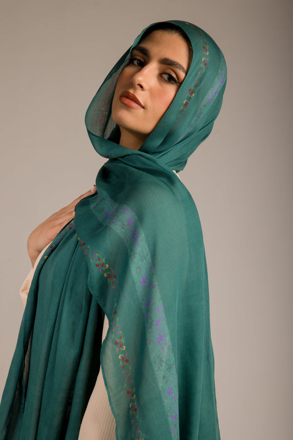 Worood Emerald Queen Modal Scarf