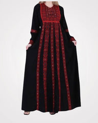 Embroidered Palestine Abaya