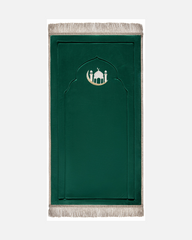 Emerald Green Embroidery Prayer Mat