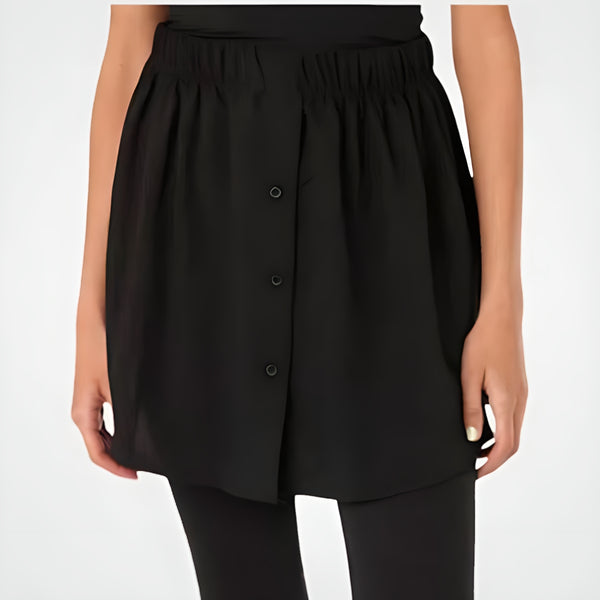 Farah Buttoned Short Skirt