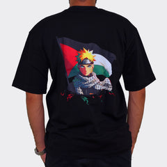 Naruto Palestine Oversized T-Shirt