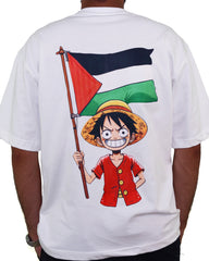 Luffy of Palestine Oversized T-shirt