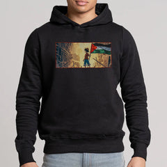 Palestine Flag Anime Hoodie