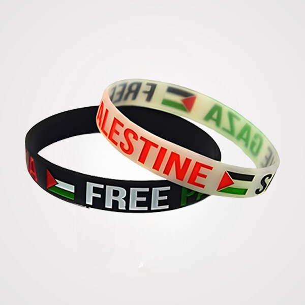 Palestine Rubber Bracelet 