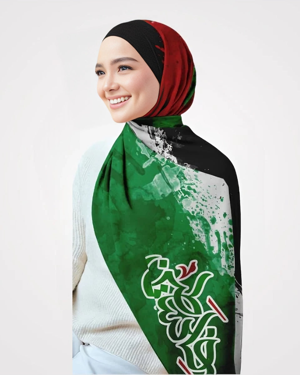 Palestinian Flag Scarf