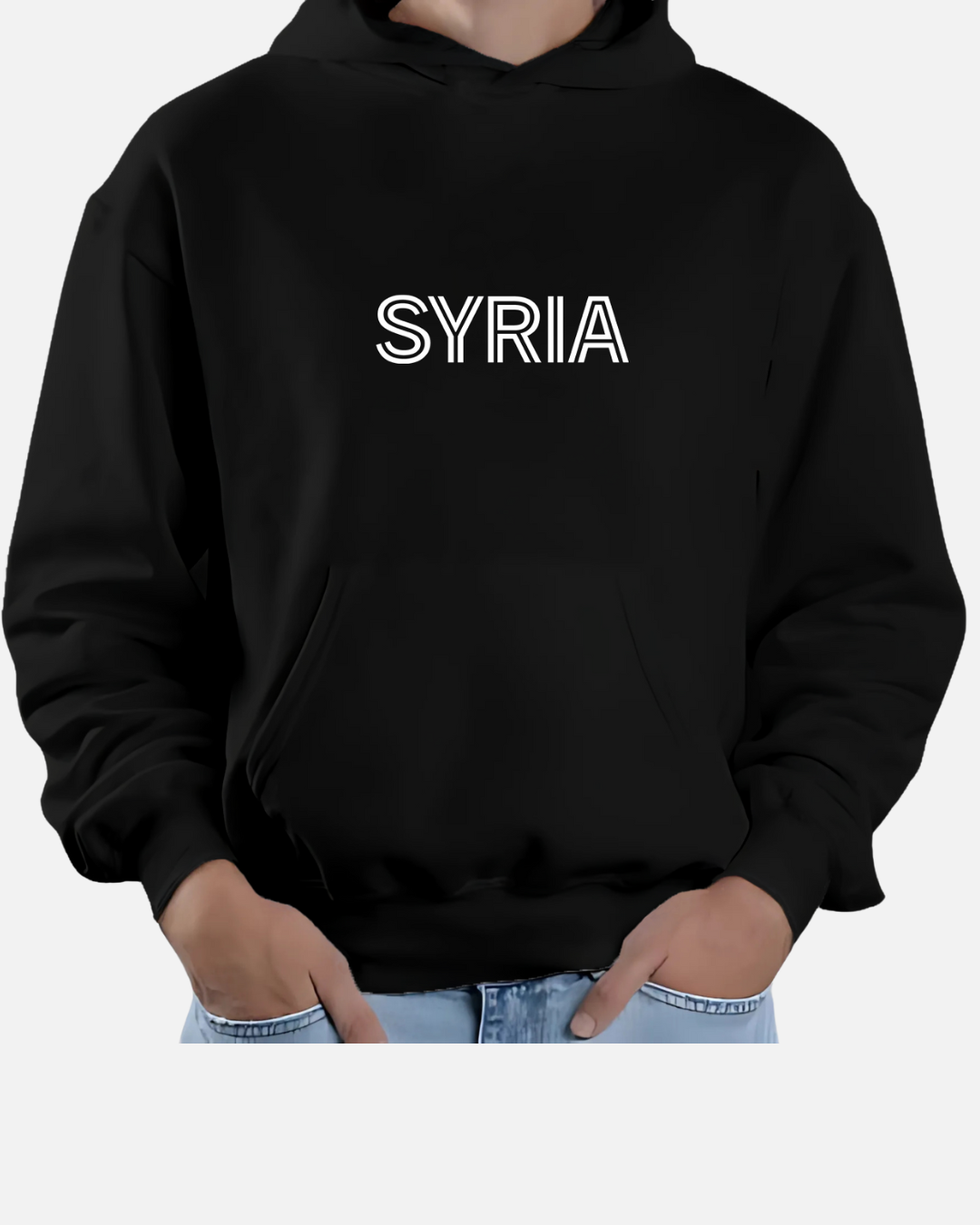 Syria Bold English Typography Hoodie