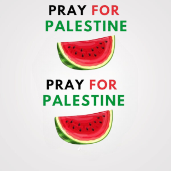 ملصقات نصلي من أجل فلسطين