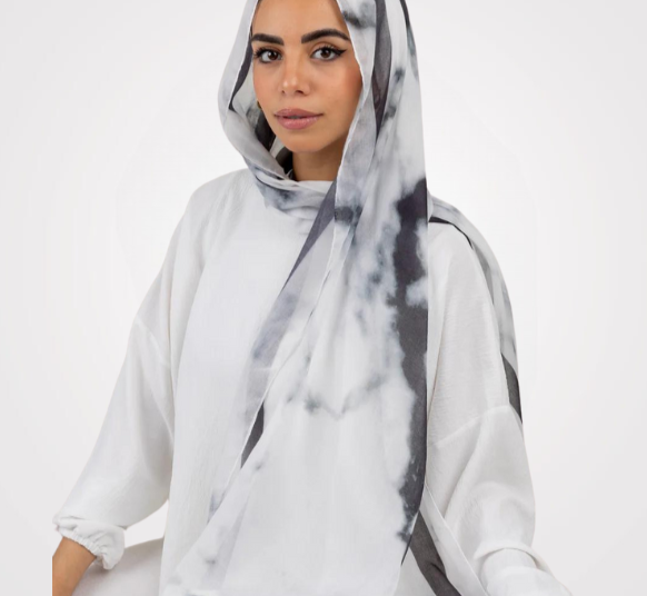 Marble Cotton Scarf