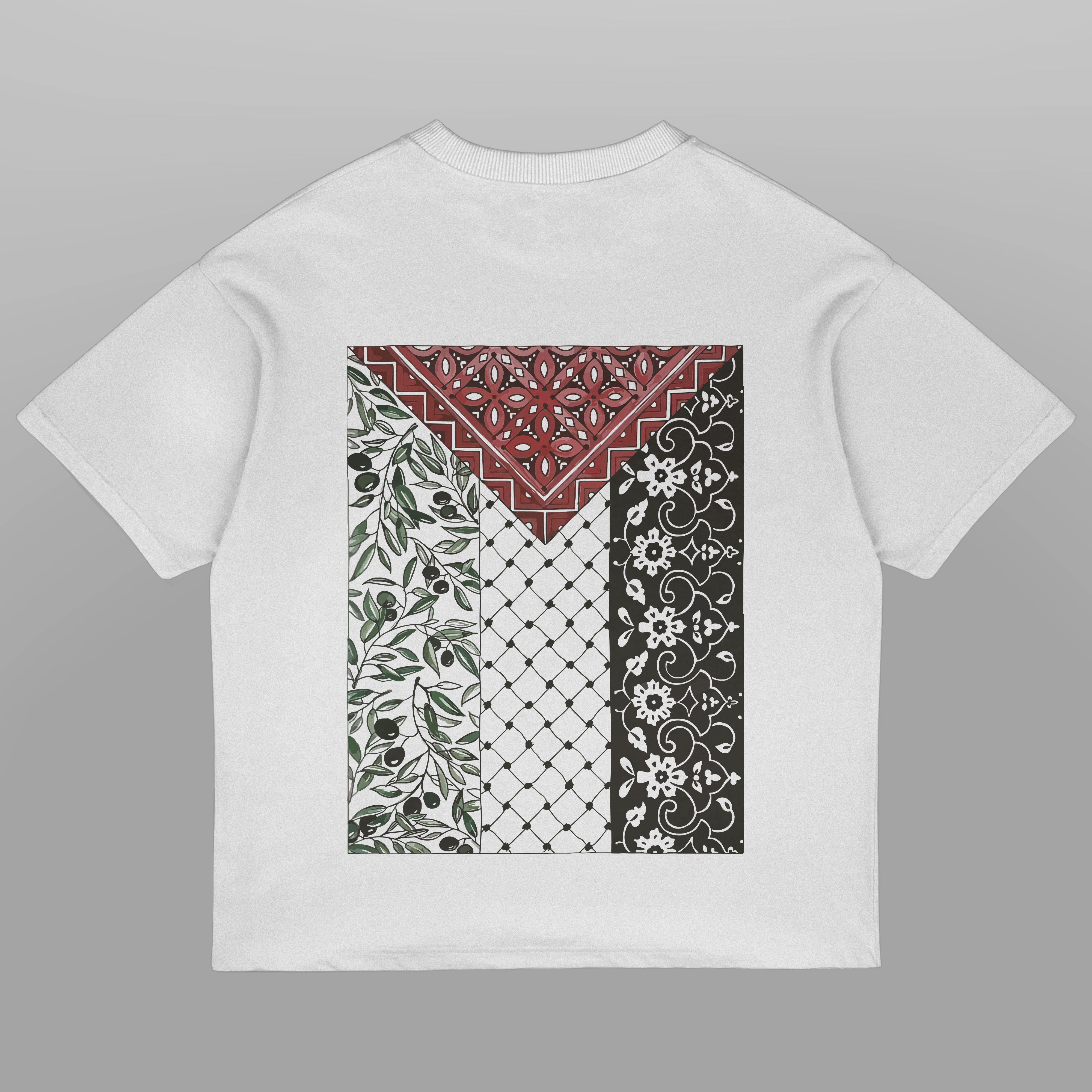 Blossom of Palestine Oversized T-shirt