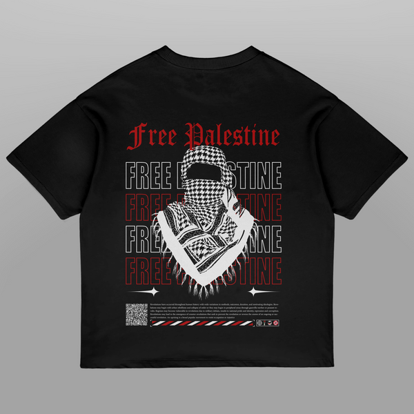Masked Palestine Oversized T-Shirt