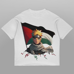 Naruto Palestine Oversized T-Shirt