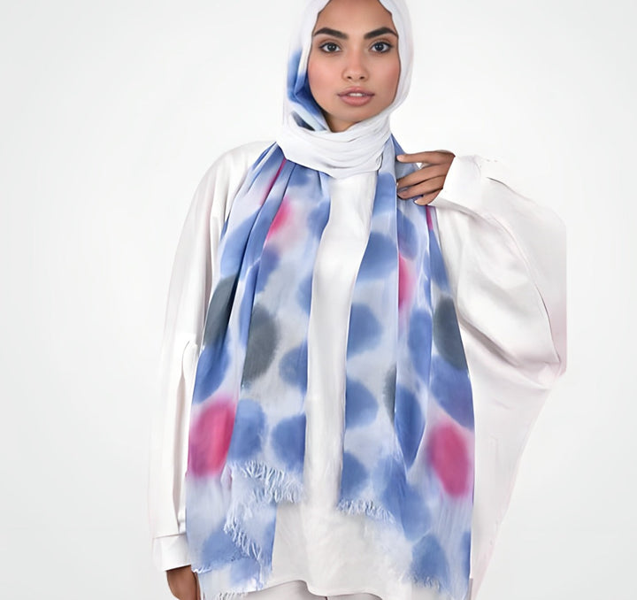 Tie Dye Cotton Scarf