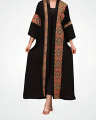 Laila Abaya Crepe