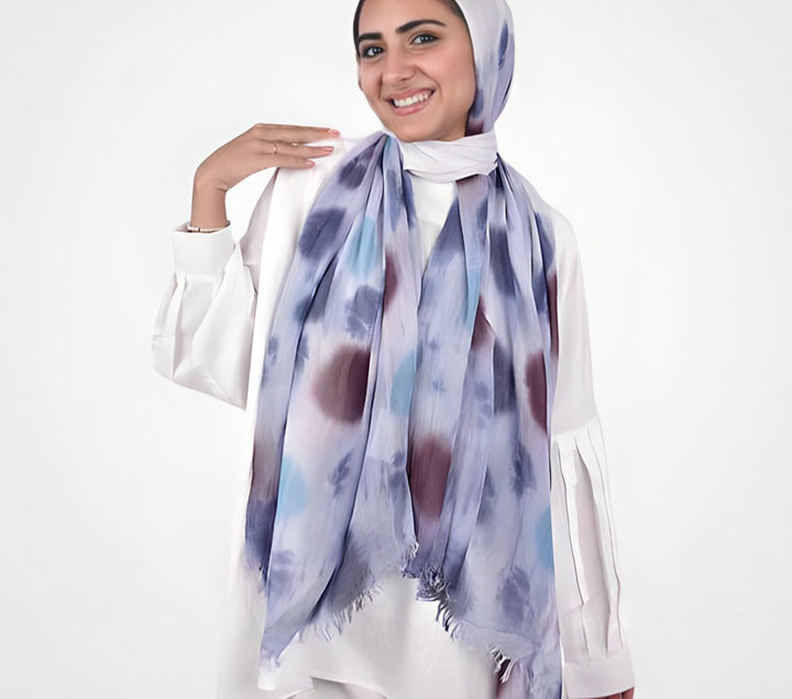 Tie Dye Cotton Scarf