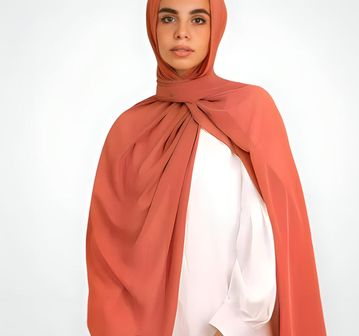 Plain Chiffon Scarf