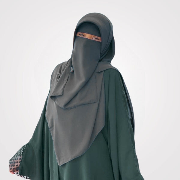 Malaysian khimar and Niqab - 3 Pcs