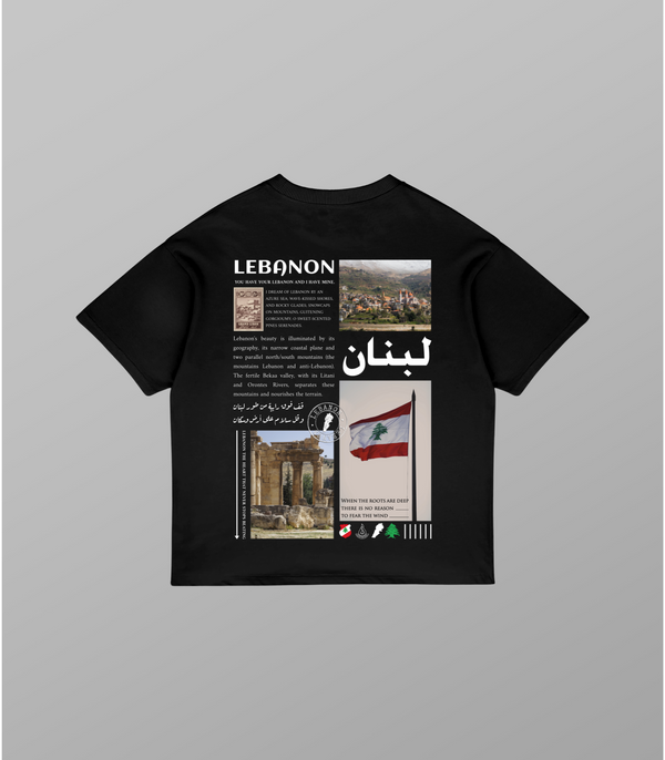 Roots of Lebanon  Oversized T-Shirt