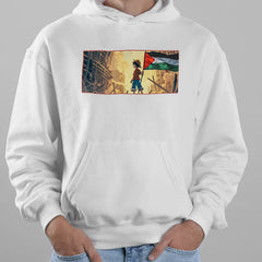 Palestine Flag Anime Hoodie