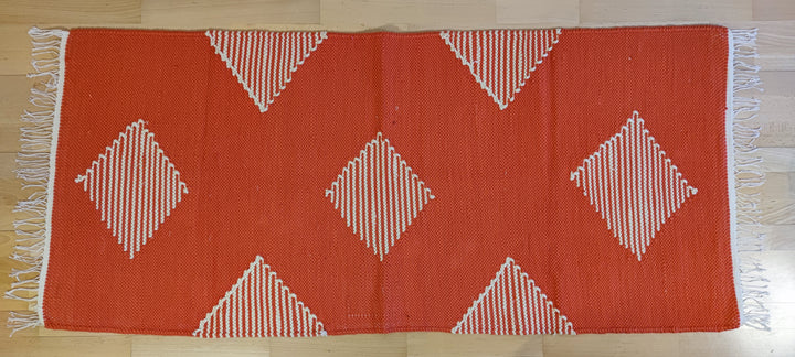 Woven Rug - Triangles Frame