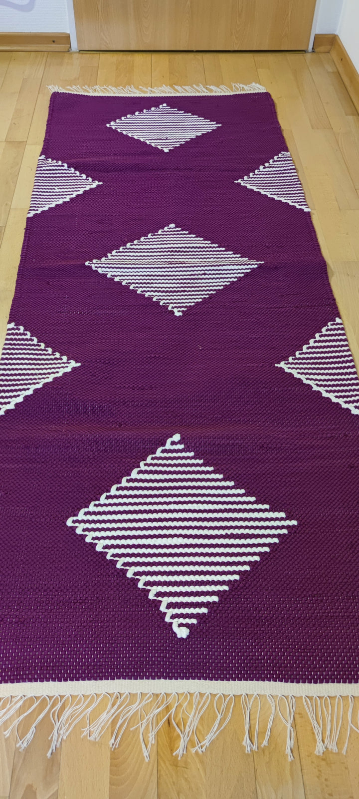 Woven Rug - Triangles Frame