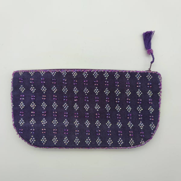 Beaded Fabric Large Purse - Sinai Style (24 * 12,5 cm) - Wallets & Money Clips - Purse, Recycled - Arsinoe - Handmade