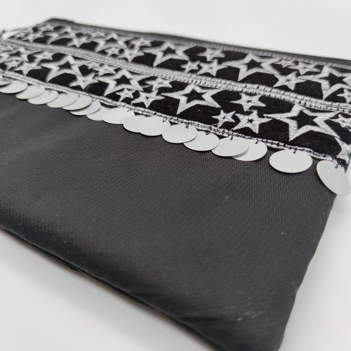 Clutch Bag 22*32 cm Black - Recycled - Wallets & Money Clips - Bags, Purse, Recycled - Arsinoe - Handmade