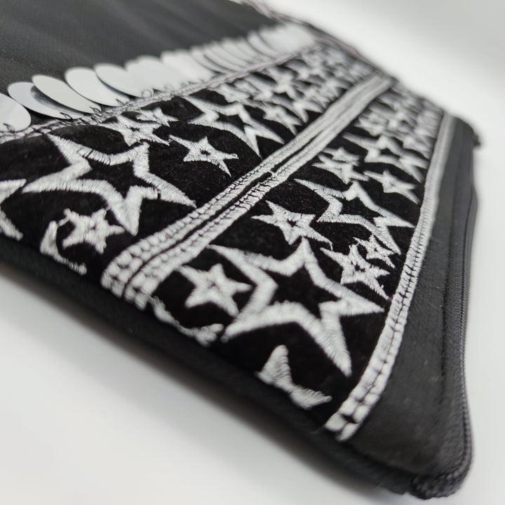 Clutch Bag 22*32 cm Black - Recycled - Wallets & Money Clips - Bags, Purse, Recycled - Arsinoe - Handmade