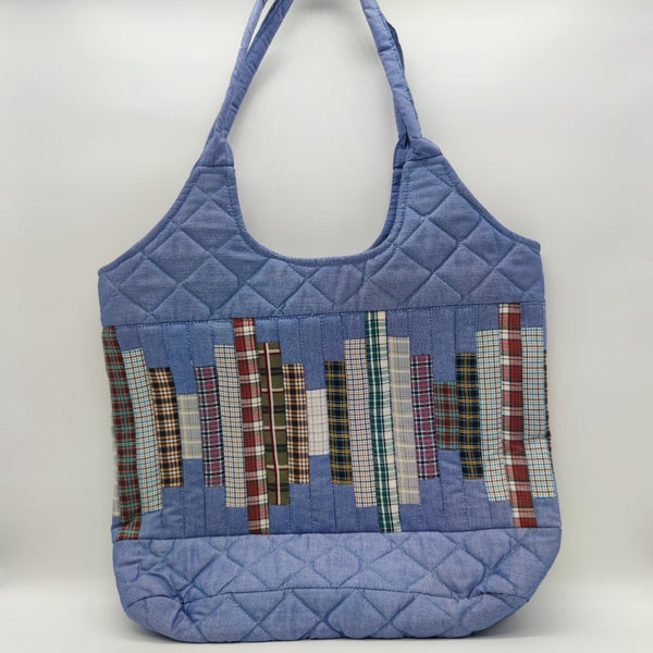 Patchwork Handbag For Women - Recycled
