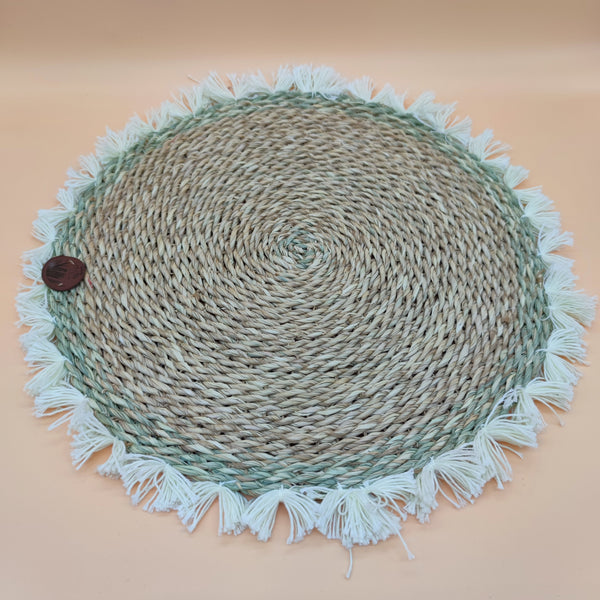 Nubian Pot Coaster With Textile Decoration